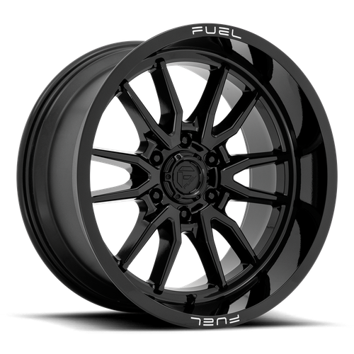 Fuel CLASH Gloss Black 6x139.7 Wheels - product view 1