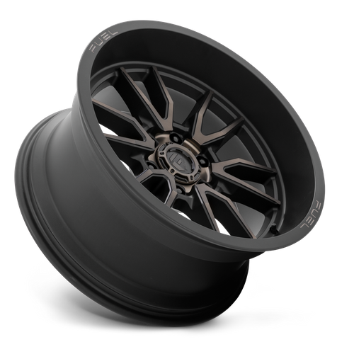 Fuel CLASH Matte Black Double Dark Tint 6x139.7 Wheels - product view 2
