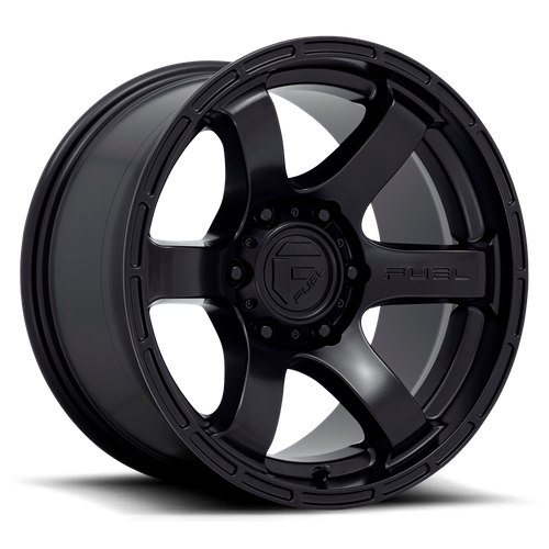 Fuel RUSH Satin Black 6x139.7 Wheels - product view 1