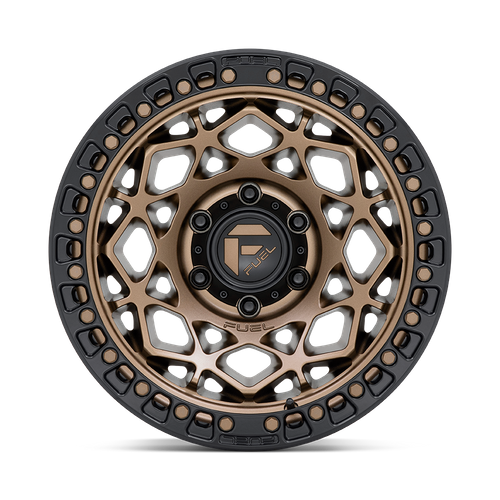 Fuel UNIT Bronze W/ Matte Black Ring 6x139.7 Wheels - product view 3