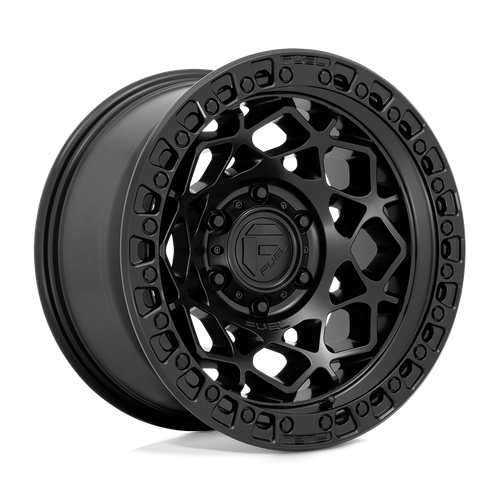 Fuel UNIT Matte Black W/ M-Black Ring 6x139.7 Wheels - product view 1