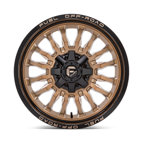 Fuel ARC Platinum Bronze W/ Black Lip 6x139.7 Wheels - product view 3