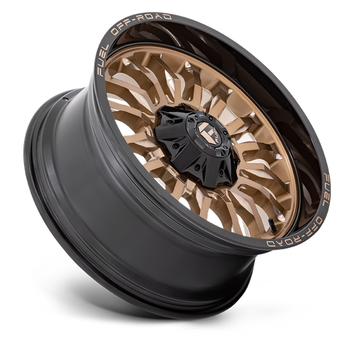 Fuel ARC Platinum Bronze W/ Black Lip 6x139.7 Wheels - product view 2