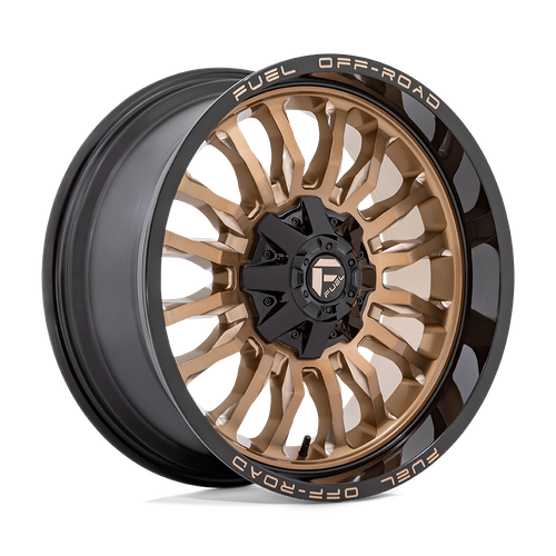 Fuel ARC Platinum Bronze W/ Black Lip 6x139.7 Wheels - product view 1