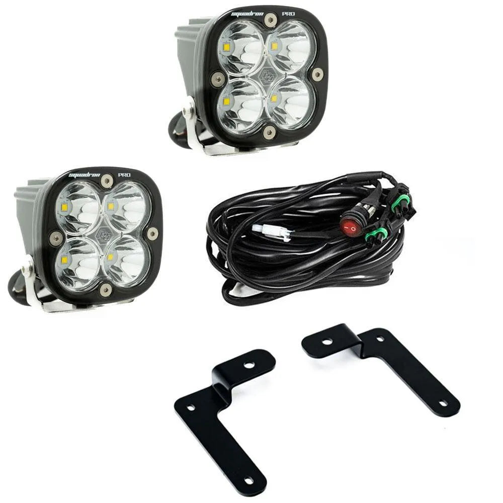 Jeep JL/JT Squadron Pro A-Pillar Light Kit - Jeep 2020-24 Gladiator; 2018-24 Wrangler JL
