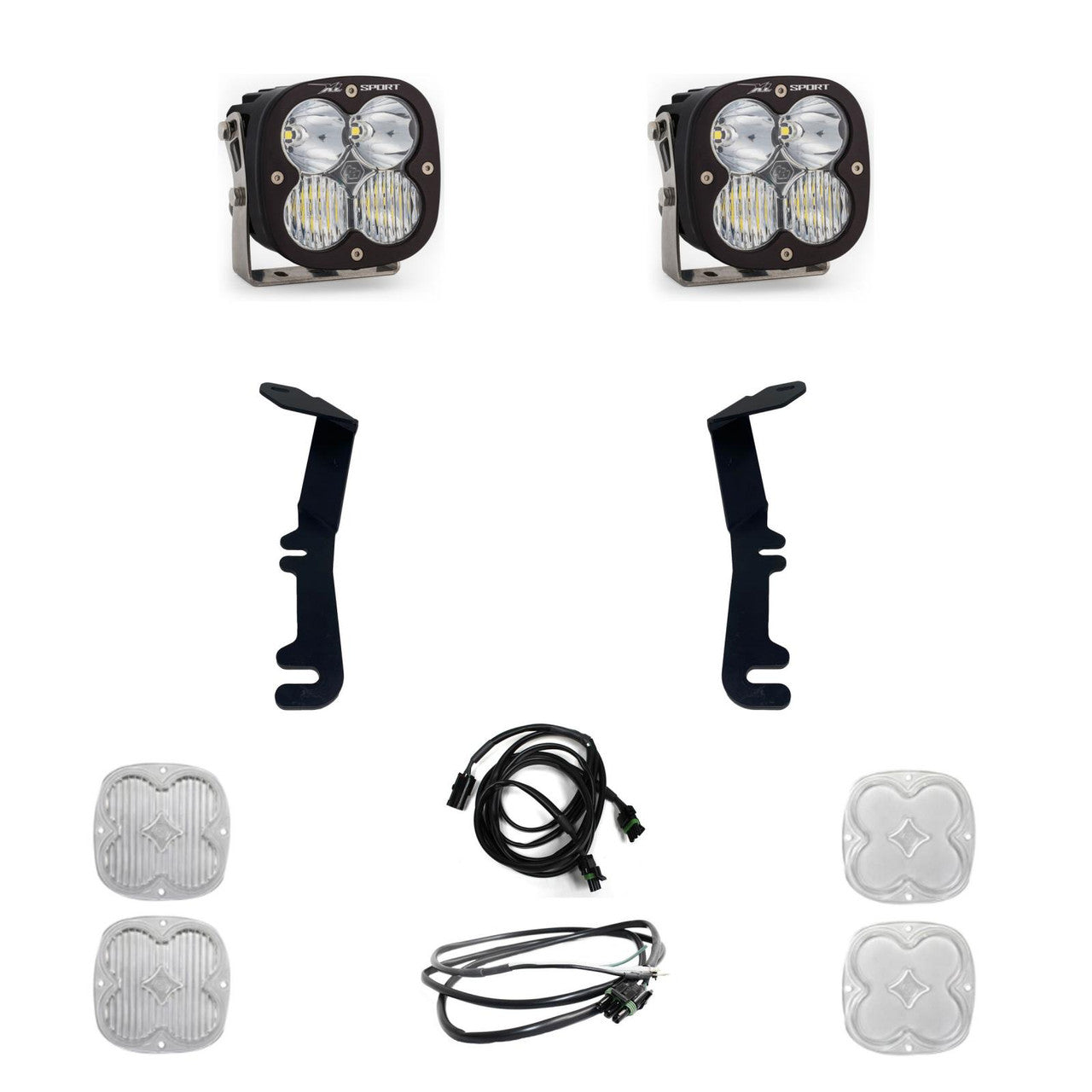 Baja Designs RAM XL Sport A-Pillar Light Kit - RAM 2019 - 2026 Ram RHO , TRX & 1500