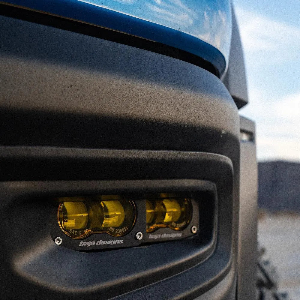 Baja Designs Dodge/Ram Dual S2 SAE Fog Pocket Light Kit - Ram 2019-23 1500 Rebel; 2021-23 1500 TRX & RHO