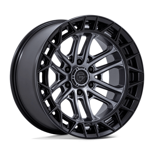 Fuel CELSIUS Matte Gunmetal W/ M-Blk Lip 6x139.7 Wheels - product view 1