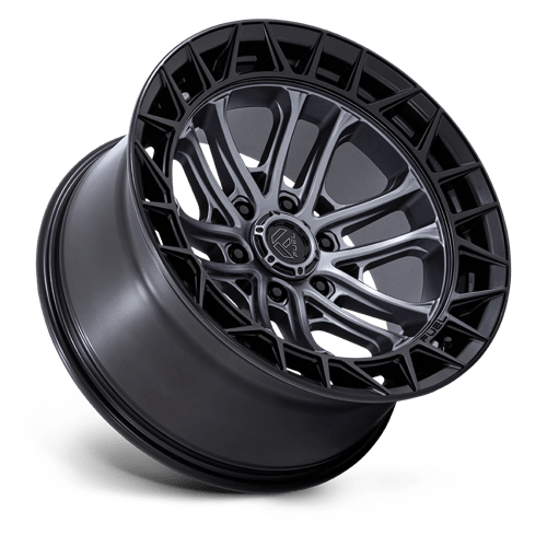 Fuel CELSIUS Matte Gunmetal W/ M-Blk Lip 6x139.7 Wheels - product view 2