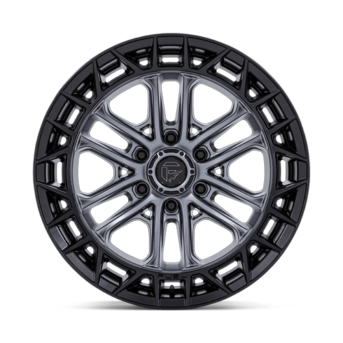 Fuel CELSIUS Matte Gunmetal W/ M-Blk Lip 6x139.7 Wheels - product view 3