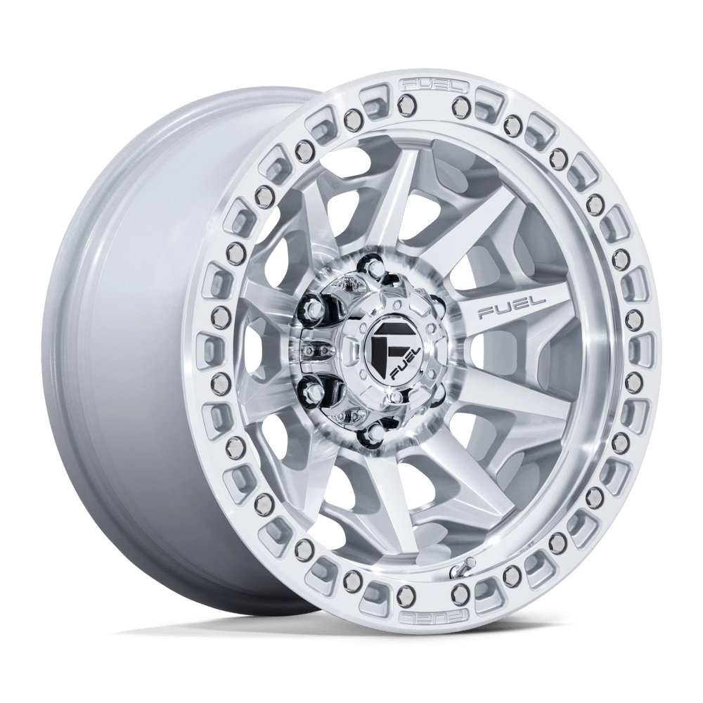 Fuel COVERT Silver W/ Machined Face 6x139.7 Wheels - product view 2