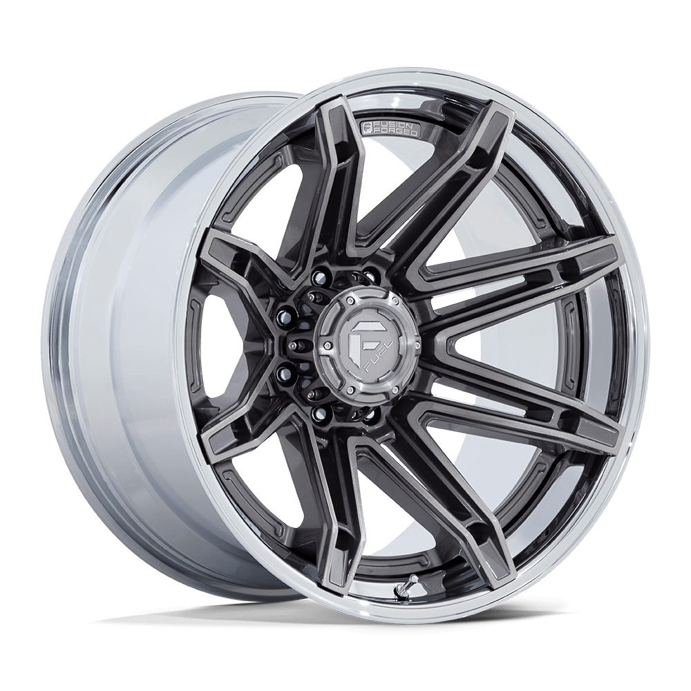 Fuel BRAWL Platinum W/ Chrome Lip 6x139.7 Wheels - product view 4