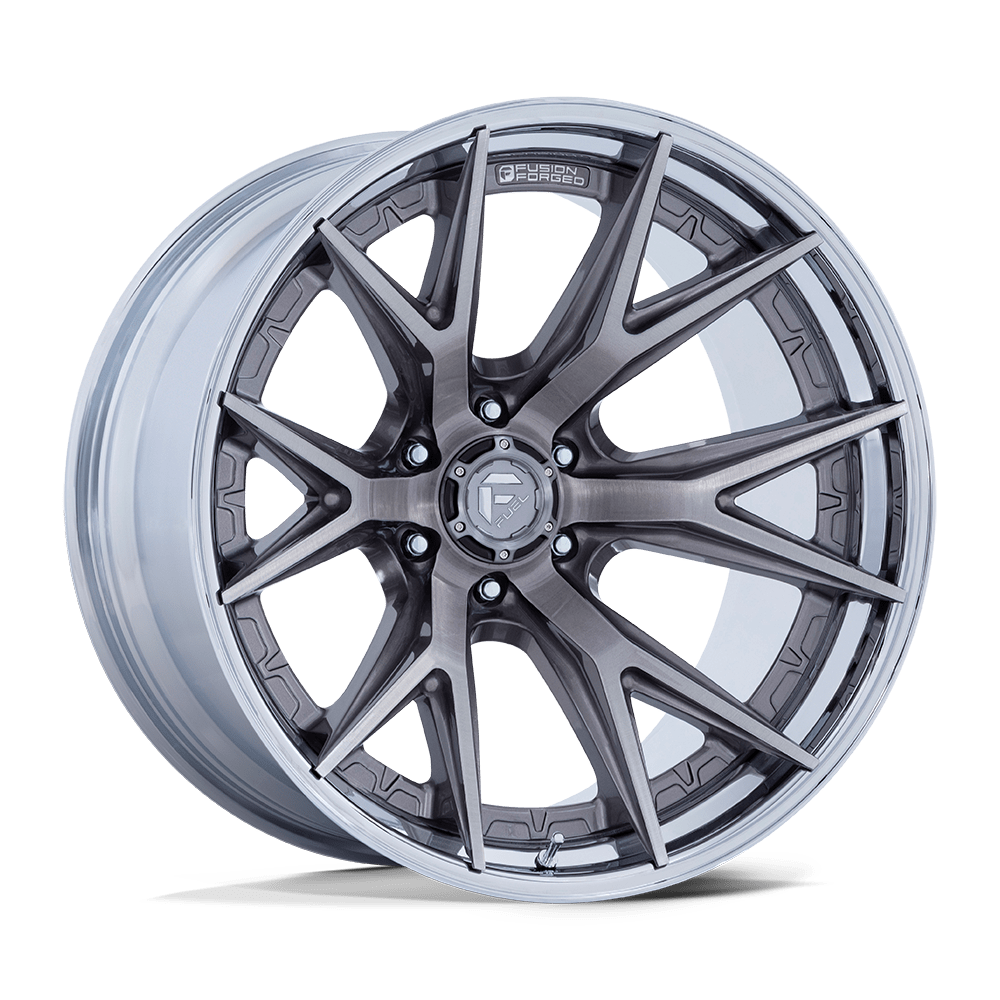 Fuel CATALYST Platinum W/ Chrome Lip 6x139.7 Wheels - product view 4