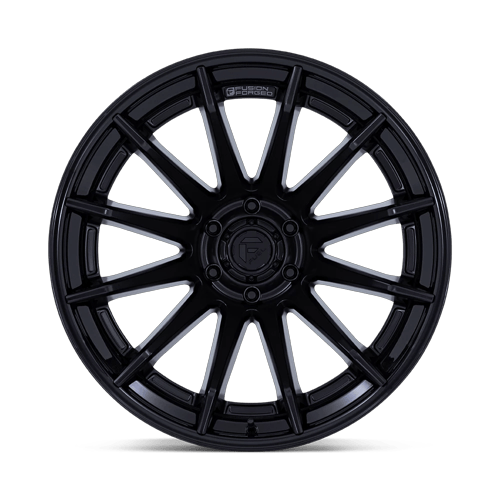 Fuel BURN Matte Black W/ Gloss Black Lip 6x139.7 Wheels - product view 3