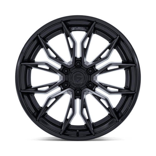 Fuel MUTINY Matte Black W/ Gloss Black Lip 6x139.7 Wheels - product view 3