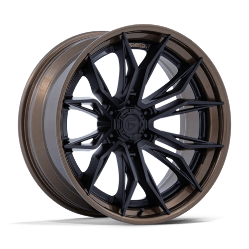 Fuel MUTINY Matte Black W Gloss Bronze Lip 6x139.7 Wheels - product view 1