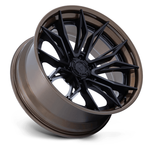 Fuel MUTINY Matte Black W Gloss Bronze Lip 6x139.7 Wheels - product view 2