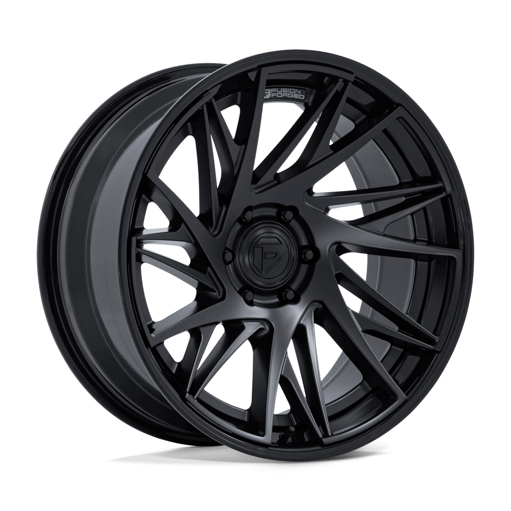 Fuel DYNAMO Matte Black W/ Gloss Black Lip 6x139.7 Wheels - product view 4