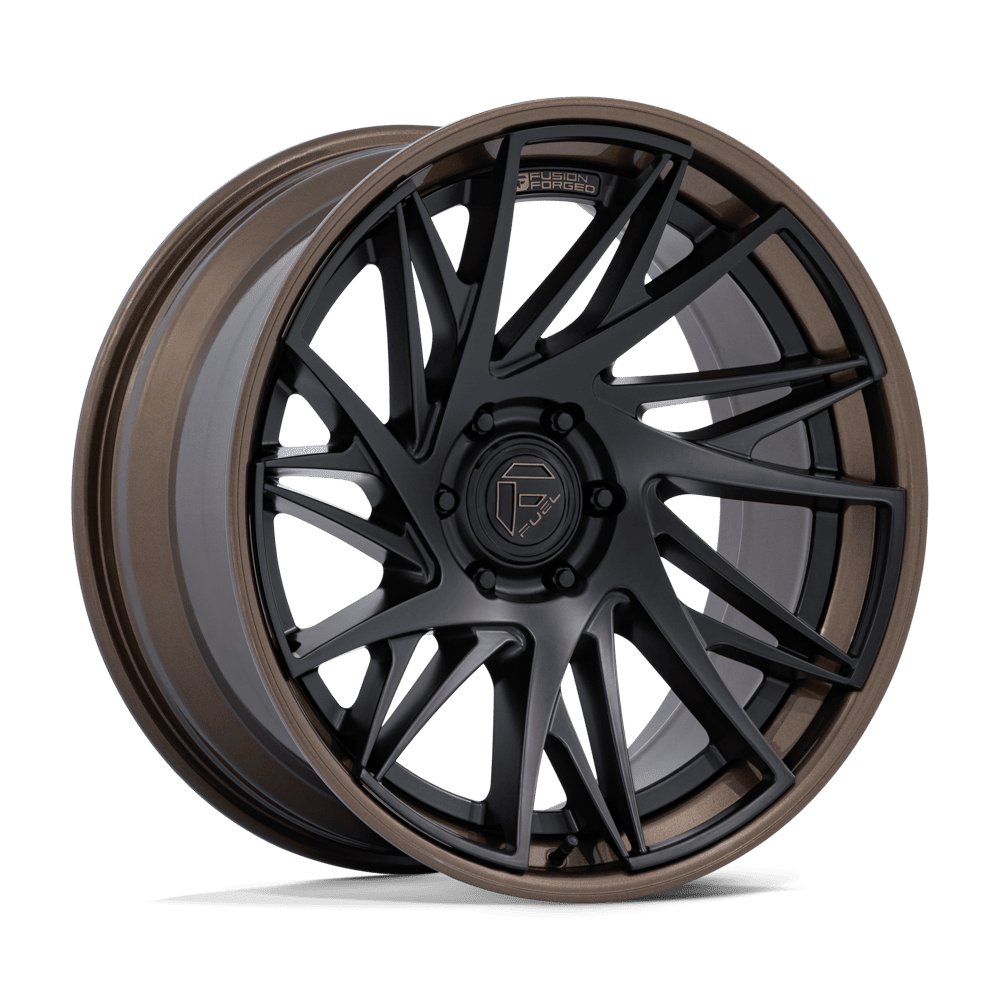 Fuel DYNAMO Matte Black W/ G-Bronze Lip 6x139.7 Wheels - product view 4