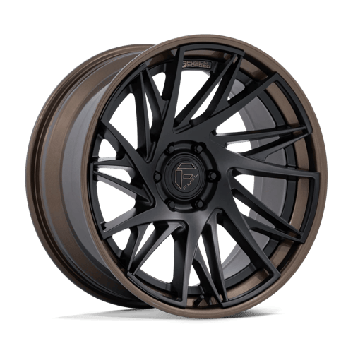 Fuel DYNAMO Matte Black W/ G-Bronze Lip 6x139.7 Wheels - product view 1