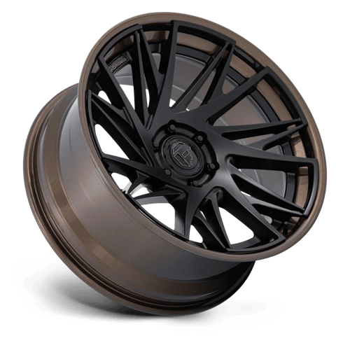 Fuel DYNAMO Matte Black W/ G-Bronze Lip 6x139.7 Wheels - product view 2