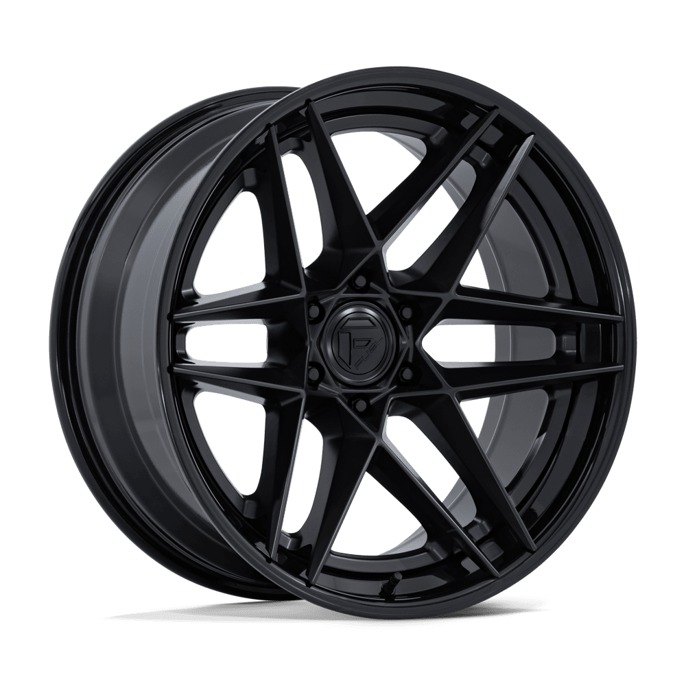 Fuel FLIGHT Matte Black W/ Gloss Black Lip 6x139.7 Wheels - product view 4