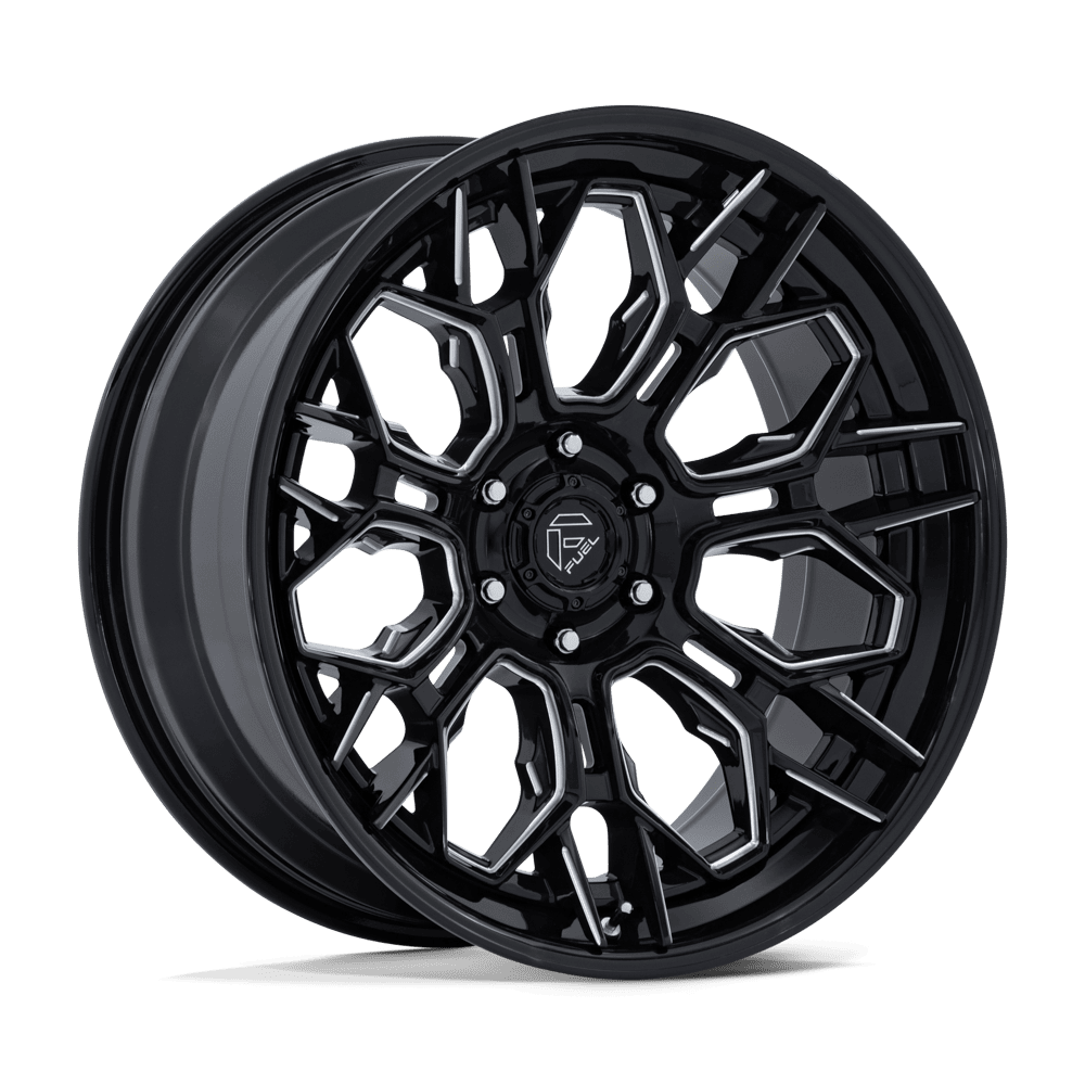 Fuel HIVE Gloss Black Milled 6x139.7 Wheels - product view 4