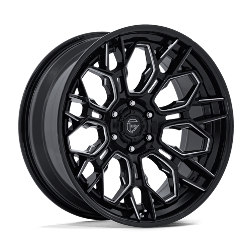 Fuel HIVE Gloss Black Milled 6x139.7 Wheels - product view 1