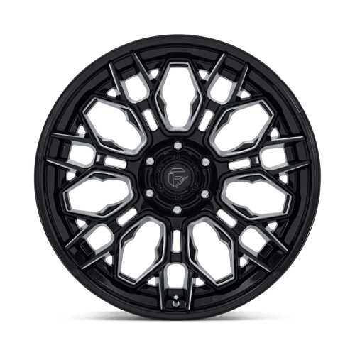 Fuel HIVE Gloss Black Milled 6x139.7 Wheels - product view 3