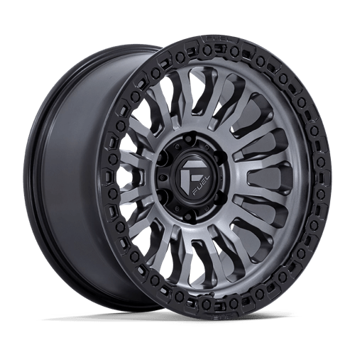 Fuel RINCON Matte Gunmetal W/ M-Black Lip 6x139.7 Wheels - product view 1