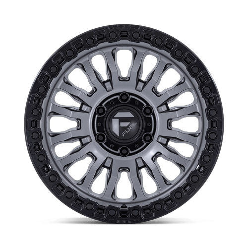Fuel RINCON Matte Gunmetal W/ M-Black Lip 6x139.7 Wheels - product view 3