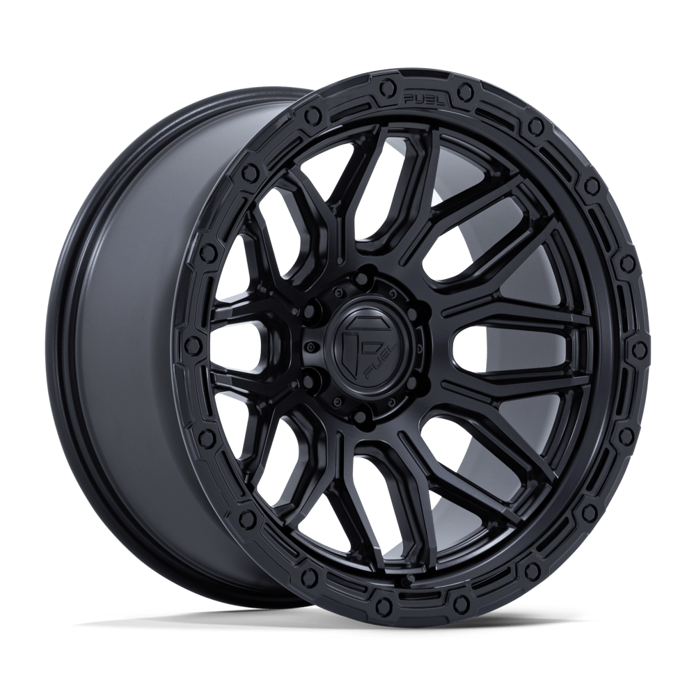 Fuel SURGE Matte Black W/ Gloss Black Lip 6x139.7 Wheels - product view 4