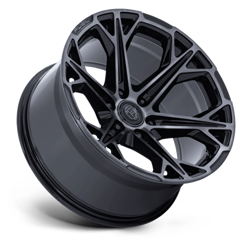 Fuel HAMMERHEAD Gloss Black Dark Tinted Clear 6x139.7 Wheels - product view 2