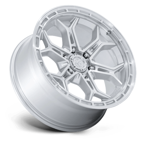 Fuel HEATHEN Gloss Silver W/ Machined Face 6x139.7 Wheels - product view 2