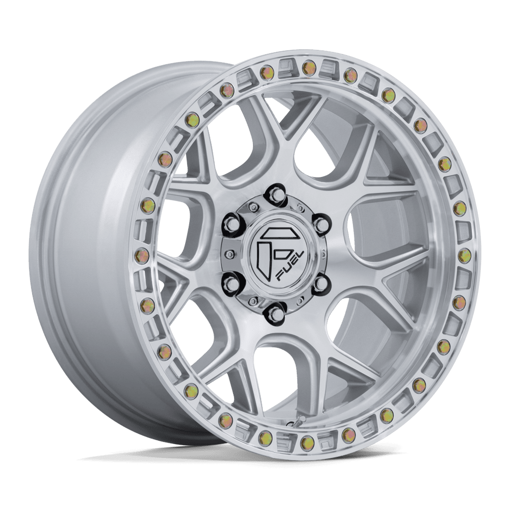 Fuel PUMA Gloss Silver W/ Machined Face 6x139.7 Wheels - product view 4