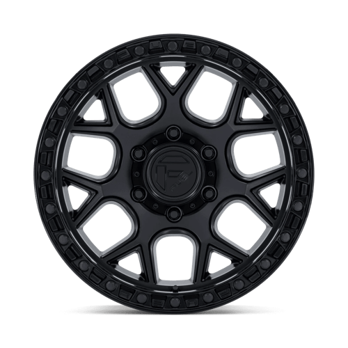 Fuel PUMA Matte Black W/ Gloss Black Lip 6x139.7 Wheels - product view 3