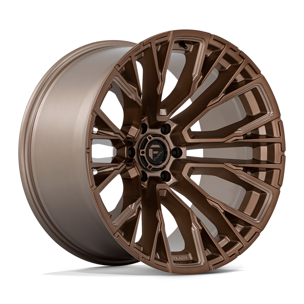Fuel REBAR Platinum Bronze Milled 6x139.7 Wheels