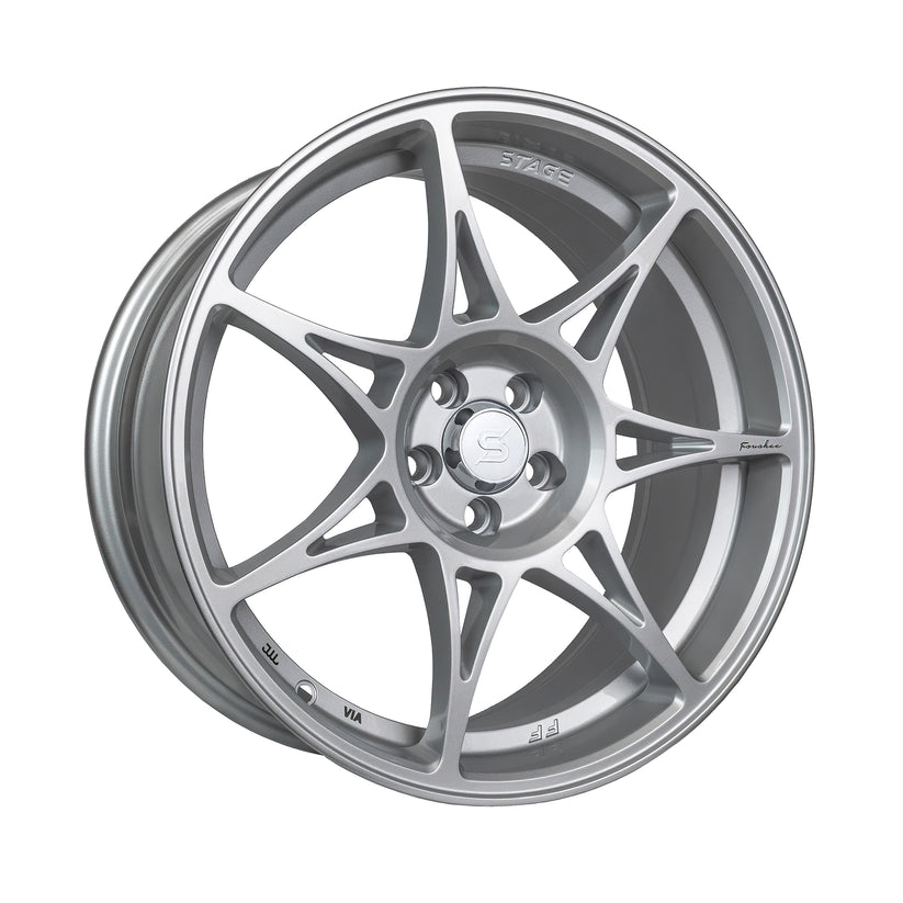Stage Wheels Foushee 18x8.5 +35mm 5x120 CB: 74.1 Color: Liquid SIlver