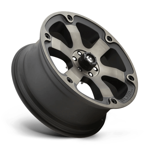 Fuel BEAST Matte Black Double Dark Tint 6x139.7 Wheels - product view 2