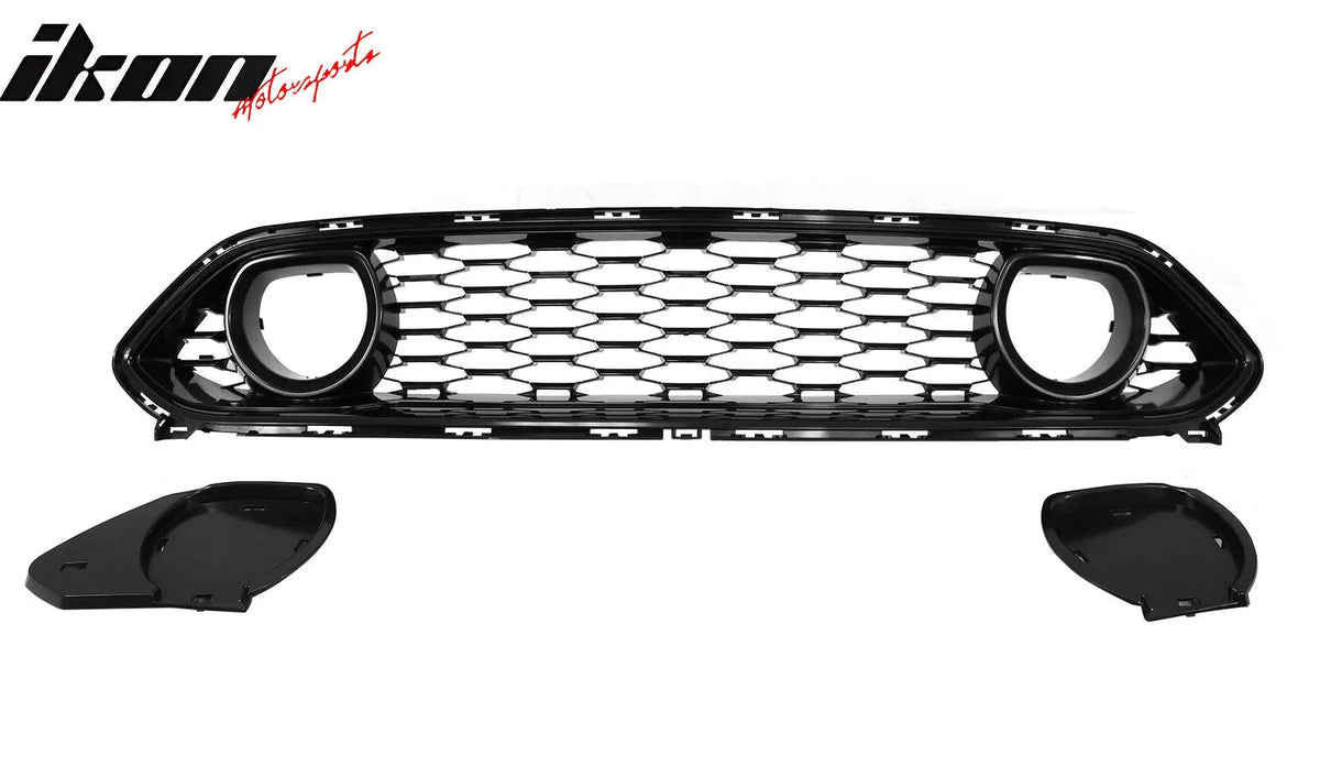 2021-2023 Ford Mustang Mach 1 Black Front Upper Mesh Grille Grill ABS