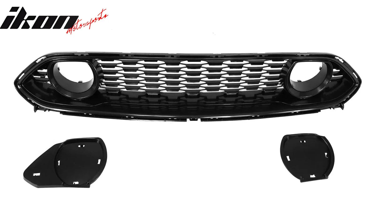 2021-2023 Ford Mustang Mach 1 Black Front Upper Mesh Grille Grill ABS