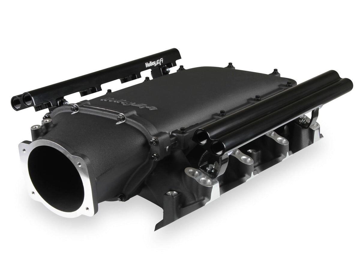 Holley EFI LS3 Low Ram Intake Kit Dual Injector Front Feed
