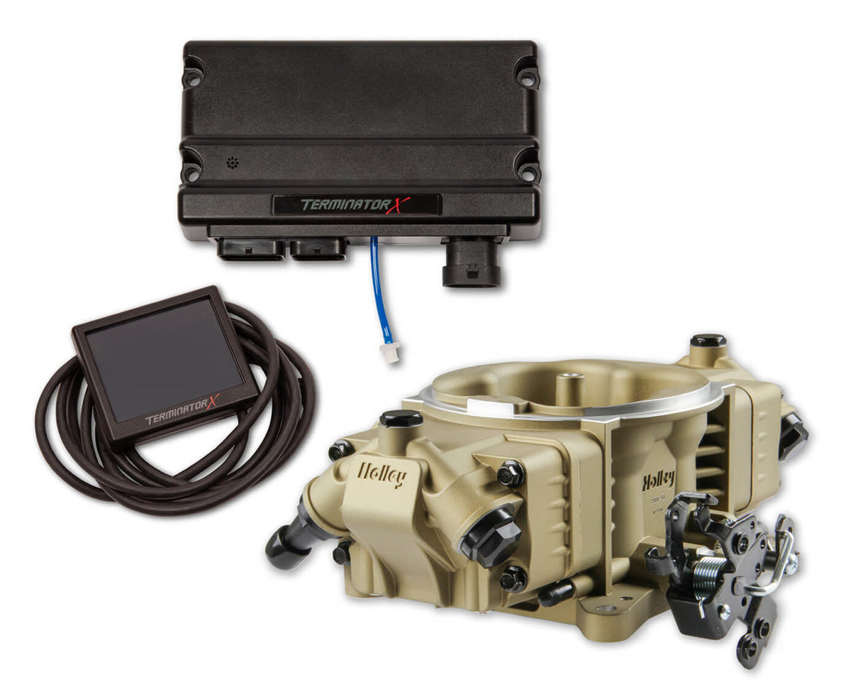 Holley EFI Terminator X Stealth EFI System - 4150 GM 58X LS