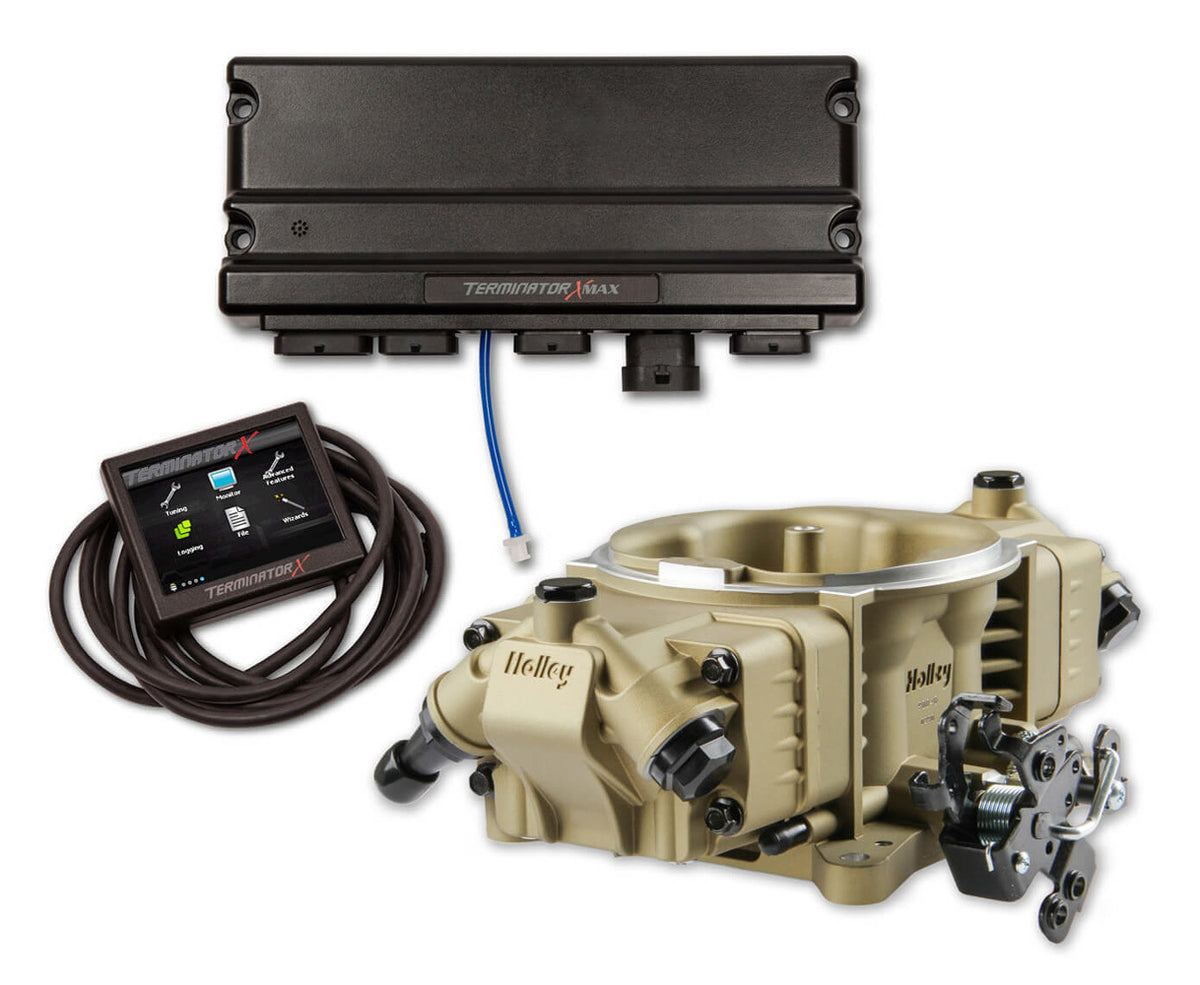 Holley EFI Terminator X Stealth EFI System - 4150 GM 58X LS