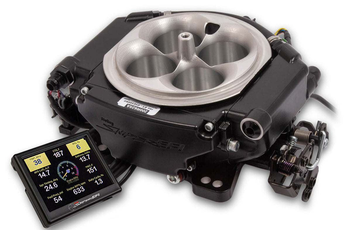 Holley EFI Sniper 900CFM EFI X-Flow Kit - Black