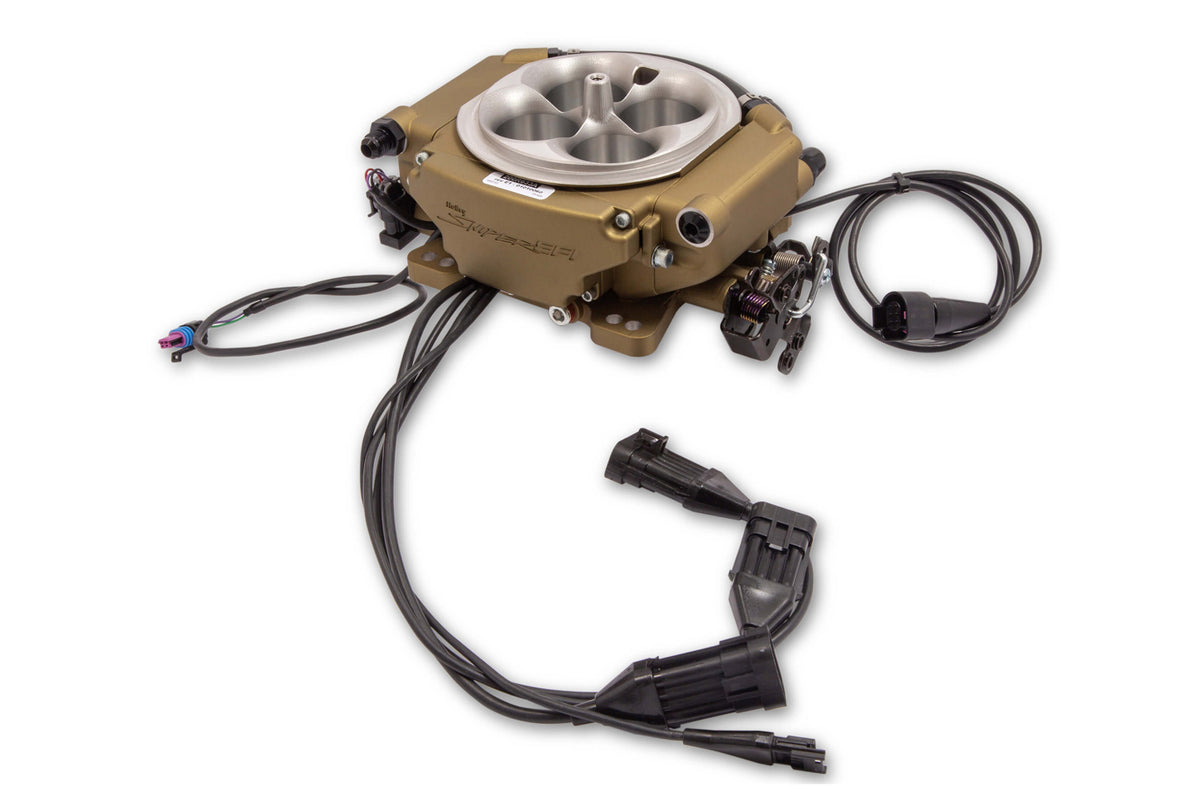 Holley EFI Sniper EFI Xflow System 900 CFM Gold Finish