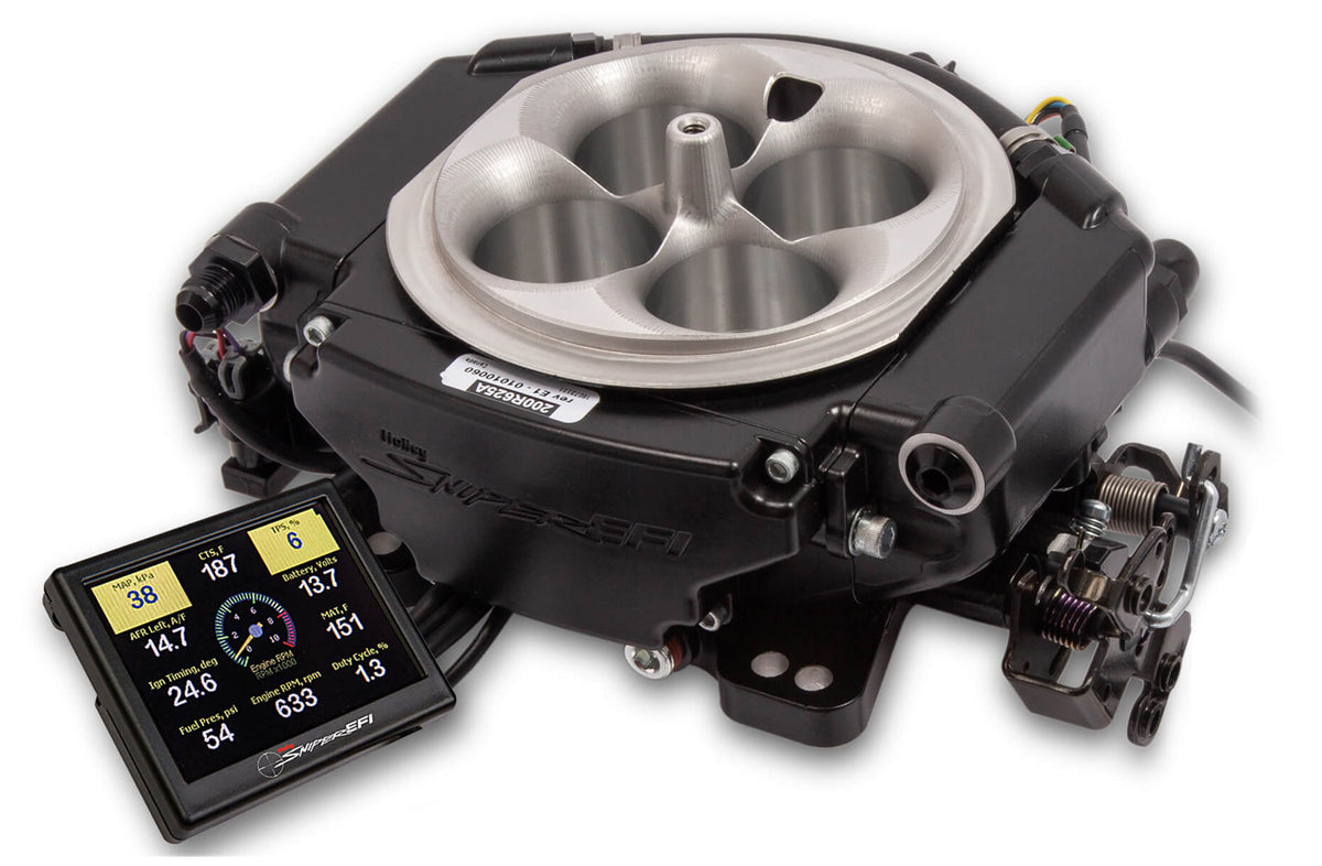 Holley EFI Sniper EFI Xflow System 900 CFM Black Finish