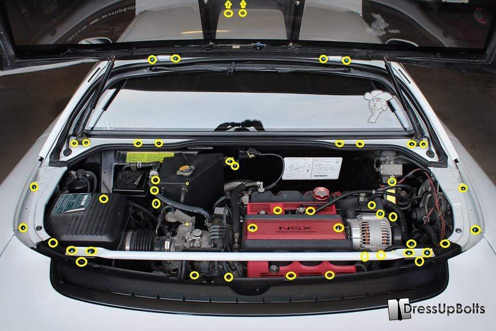 Honda NSX (1990-2005) Titanium Engine Bay Kit