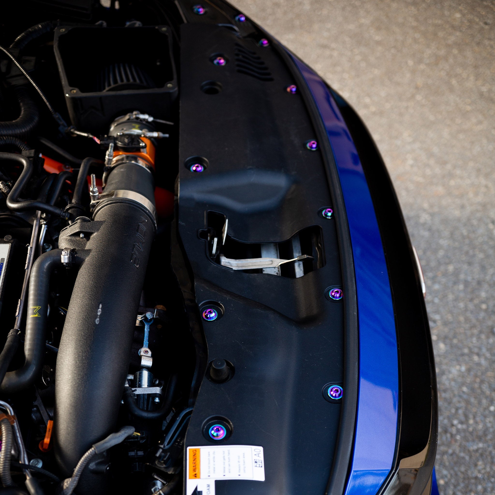 Stage 1 Titanium Hardware Engine Bay Kit - Honda Civic Si (2016-2021)