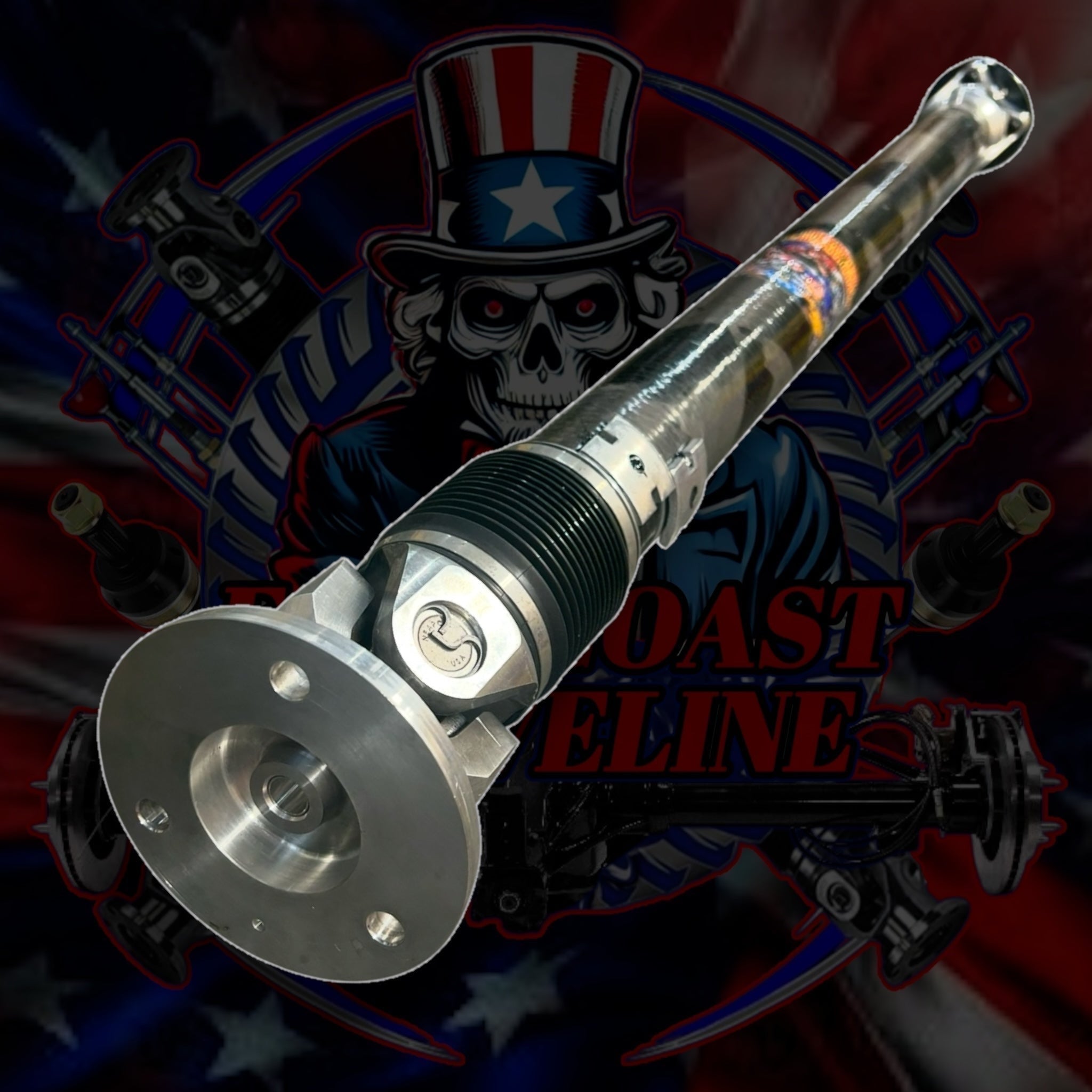 East Coast Driveline Charger/ Challenger/ Magnum/ Chrysler 300/ (Pre 2015) Transmission with 2015+ ZF 8 Bolt Differential Swap- 1 Piece HD Driveshaft